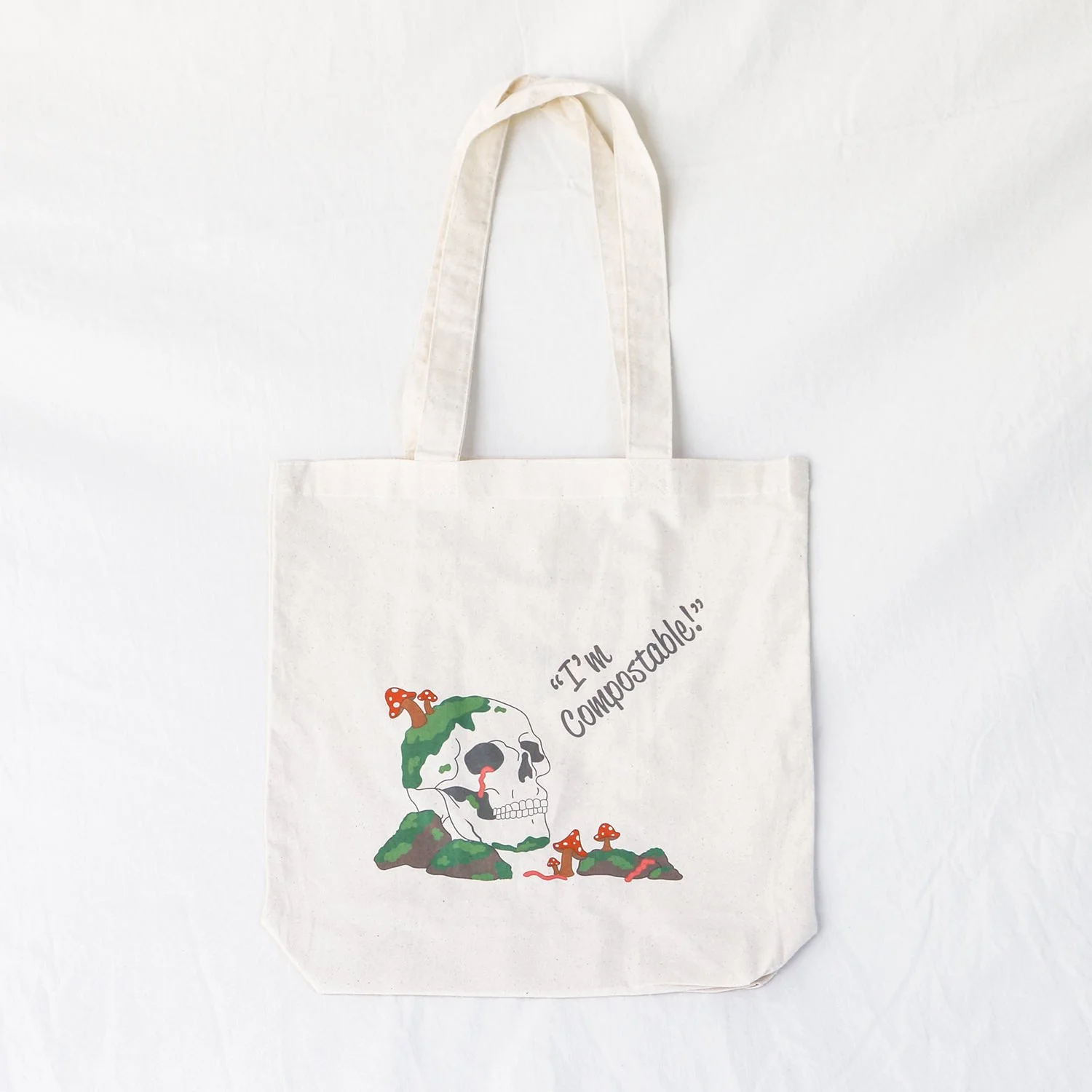 【emis】PACKABLE COTTON TOTE BAG PACKABLE COTTON TOTE BAG-BLUE - EMIS